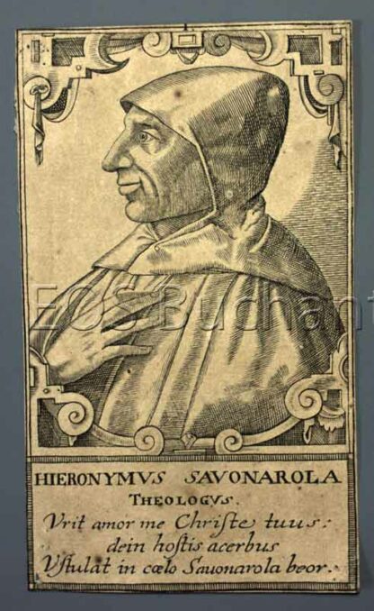 Savonarola, Girolamo (1452-1498): - Ital. spätmittelalterl. Bussprediger.