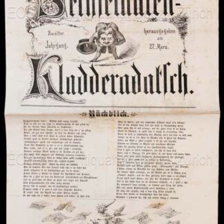 - Sechseläuten-Kladderadatsch. Zweiter Jahrgang. Herausgegeben am 27. März 1865.