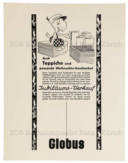 Lips, Robert (1912-1975): - Auch Teppiche sind passende Weihnachts-Geschenke!