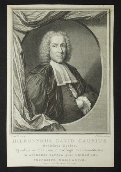 Gaubius, David Hieronymus (1705-1780): - Deutscher Mediziner.