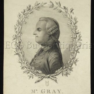 Gray, Thomas  (1716-1771): - Engl. Poet.