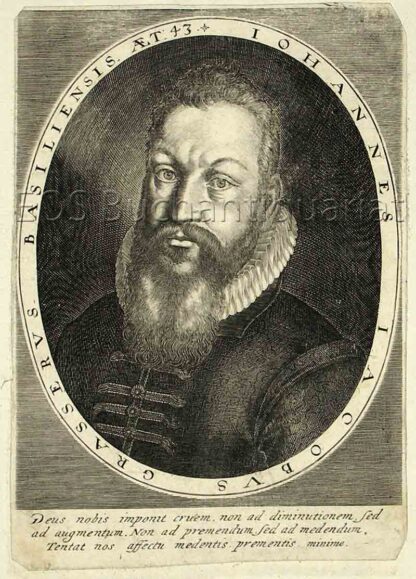 Grasser, Johann Jakob (1579-1627): - Basler Theologe und Polyhistoriker.